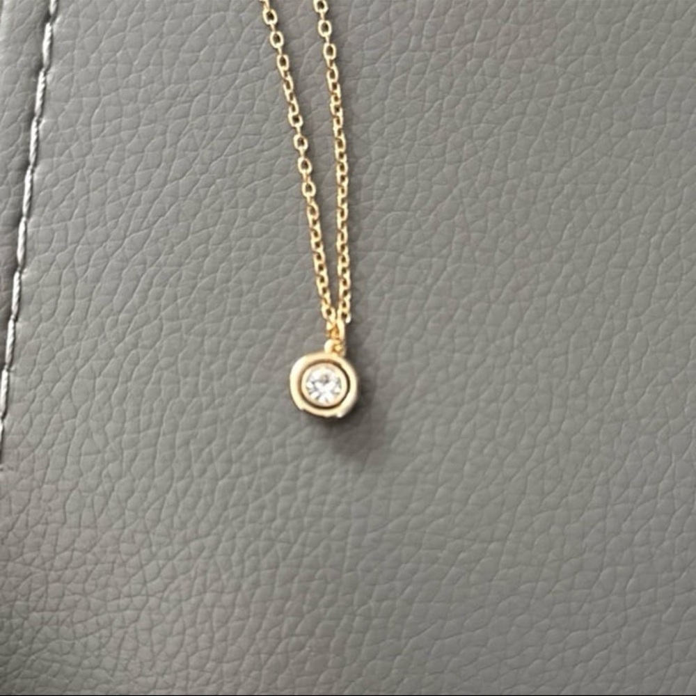 Coach Halo Stone Pendant Necklace NWT - Picture 2 of 4